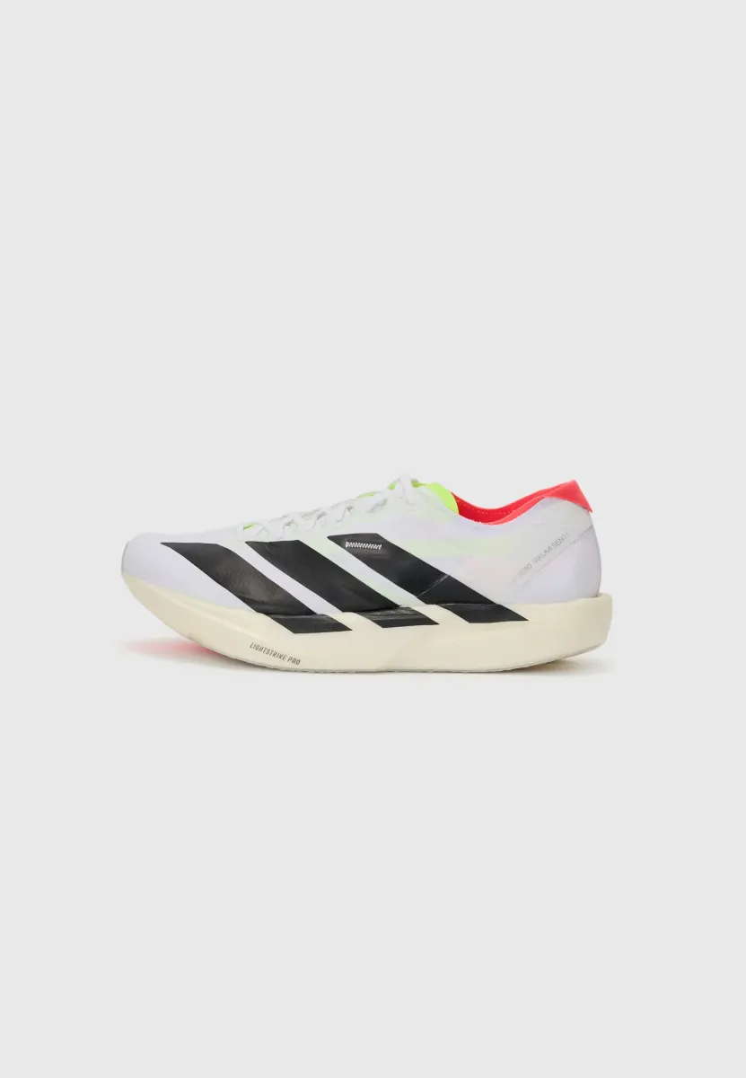 ADIZERO TAKUMI SEN 11 - Laufschuh Straße - white/core black/lucid red