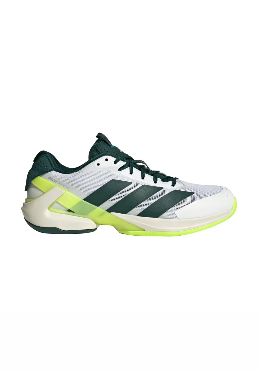 ADIZERO UBERSONIC 5 - Multicourt Tennisschuh - cloud white aurora ivy lucid lemon