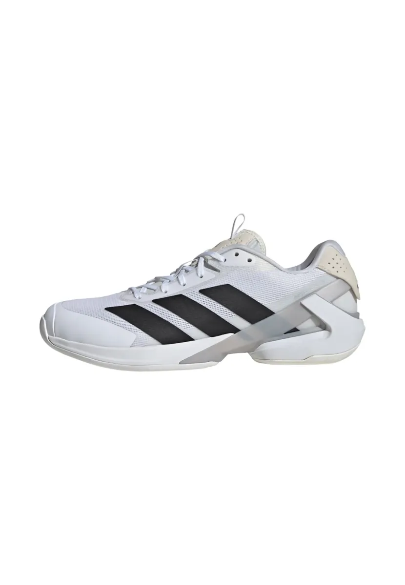 ADIZERO UBERSONIC 5 - Multicourt Tennisschuh - cloud white   core black   silver metallic