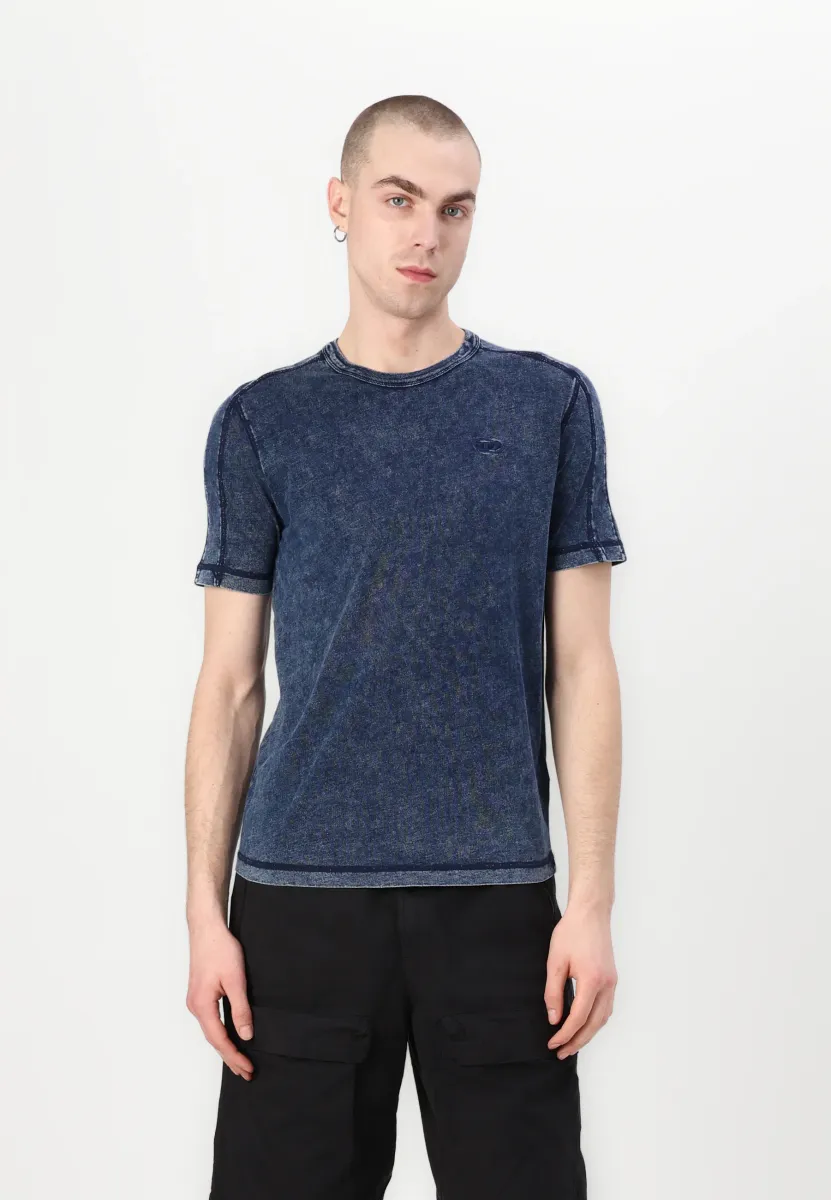 ADJIND - T-Shirt basic - blue denim