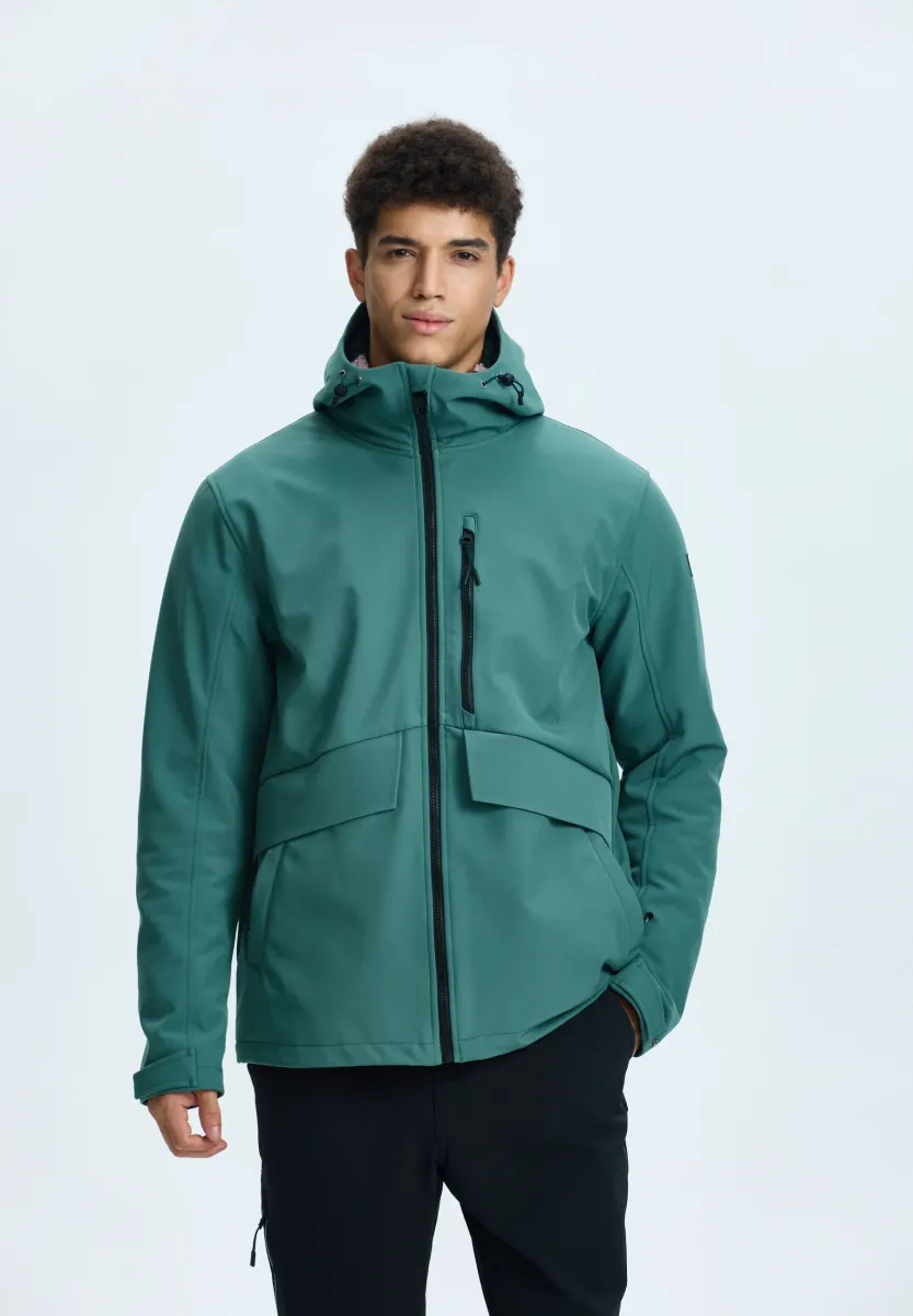 ADONO - Softshelljacke - antikgrün