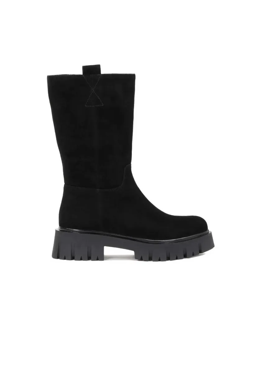 ADRIA - Plateaustiefelette - black