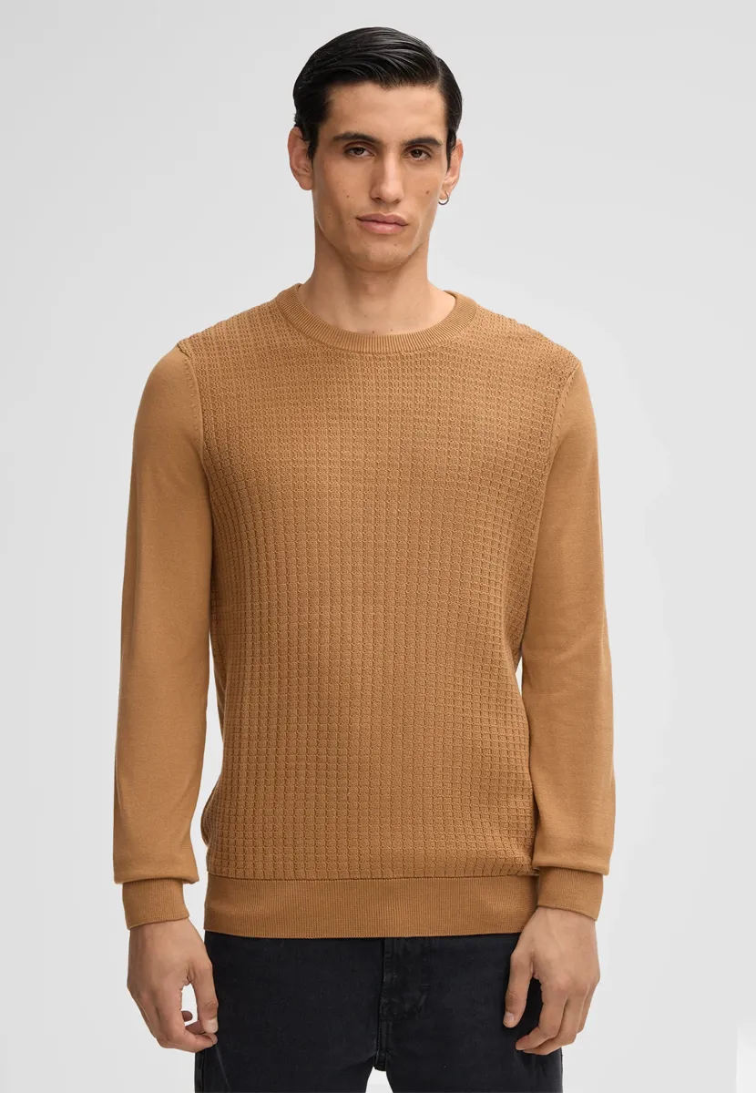 ADRIAN - Strickpullover - camel