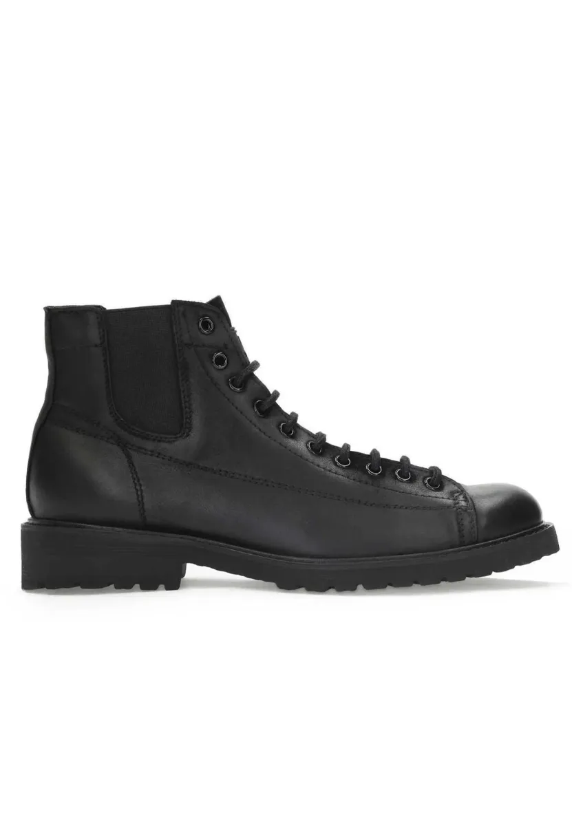 ADRIC - Schnürstiefelette - black
