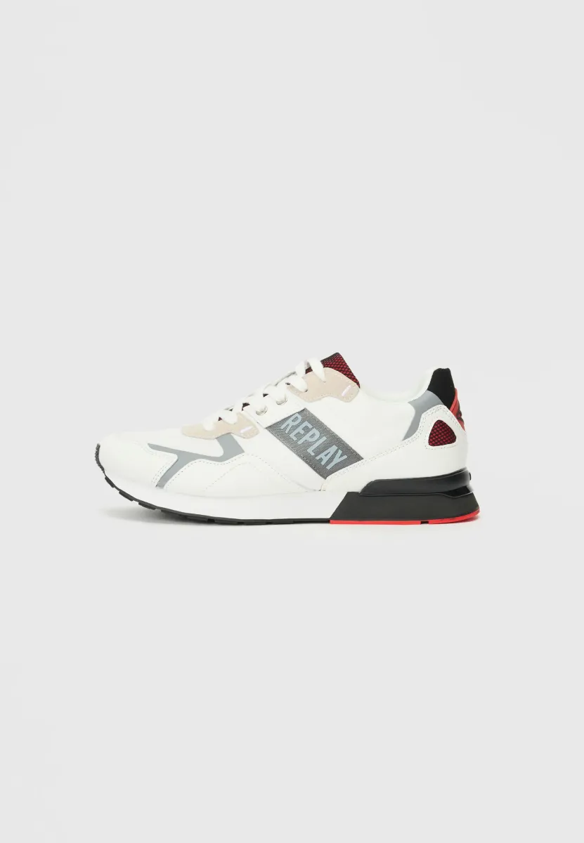 ADRIEN - Sneaker low - white/red
