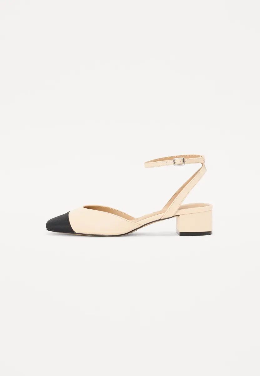 ADRIENA - Pumps - beige/black
