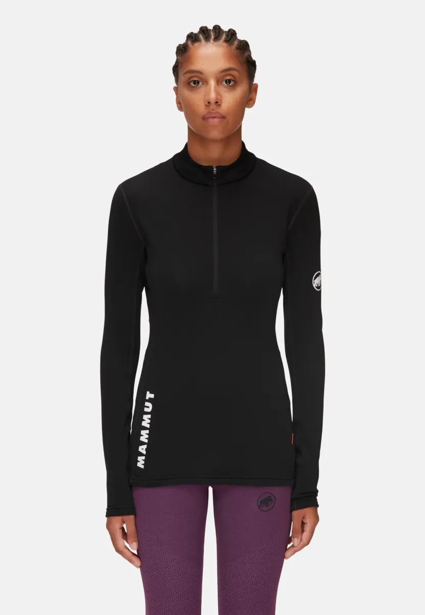 AENERGY HALF ZIP PULL  - Langarmshirt - black