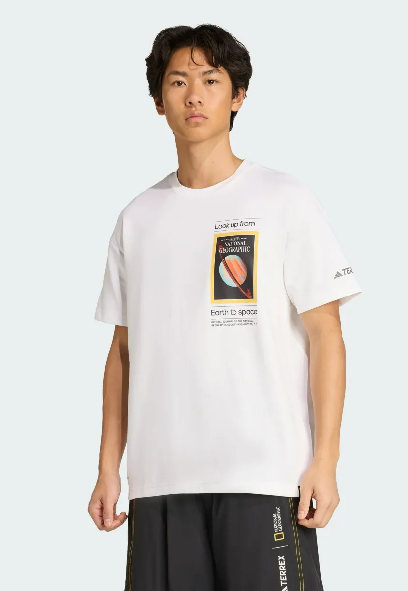 AERO GRAPHIC - T-Shirt print - white