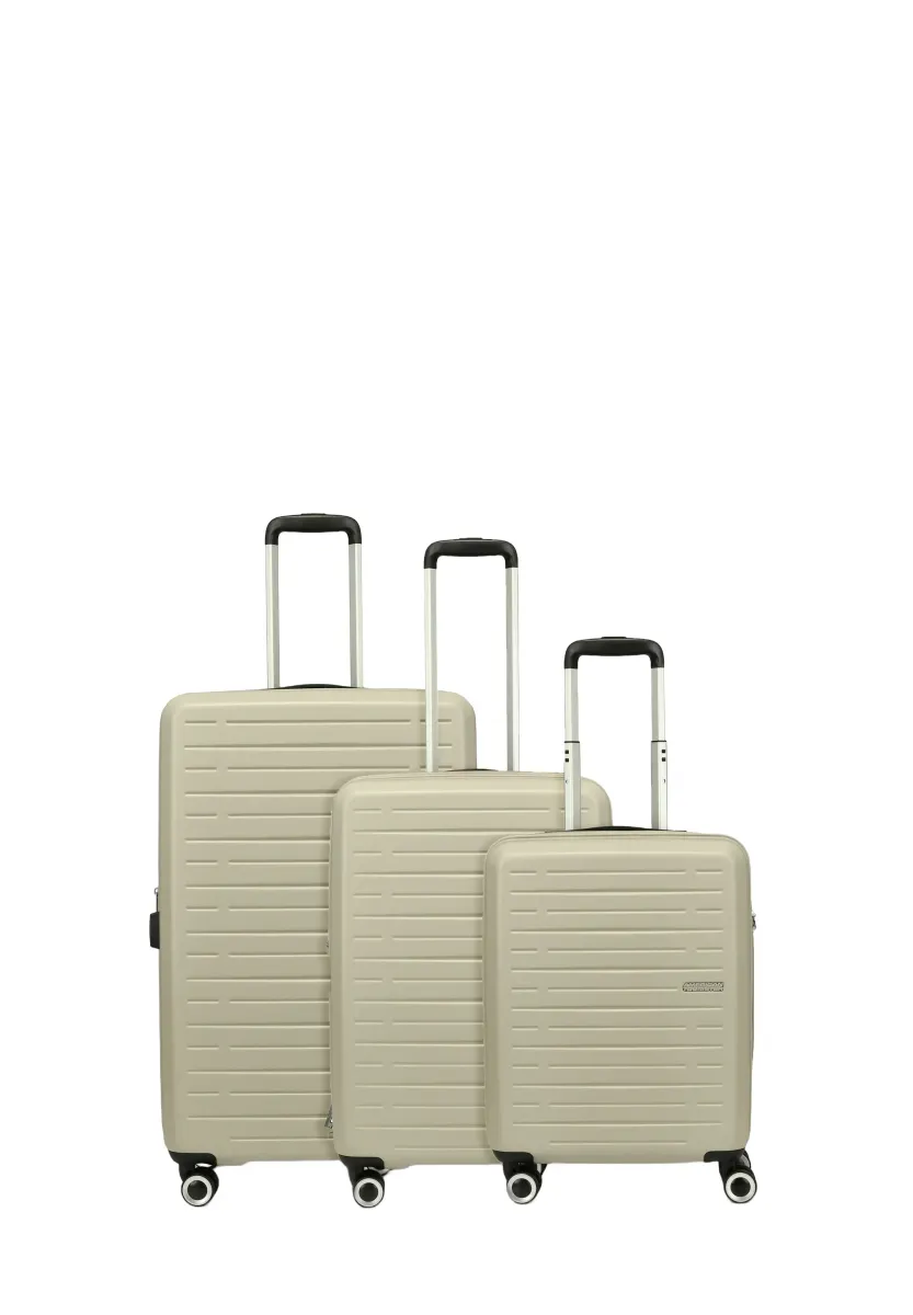 AEROJOY 4 ROLLEN SET 3-TEILIG MIT DEHNFALTE - Kofferset - sandstone