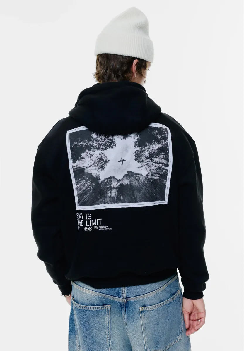 AEROPLANE  - Kapuzenpullover - black