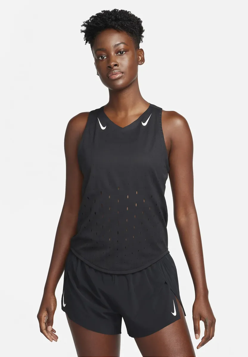 AEROSWIFT SINGLET - Top - black white