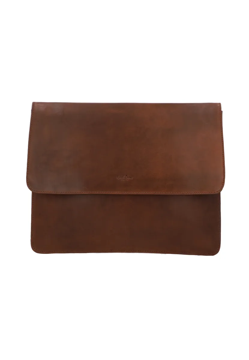 AFTON - Notebooktasche - braun