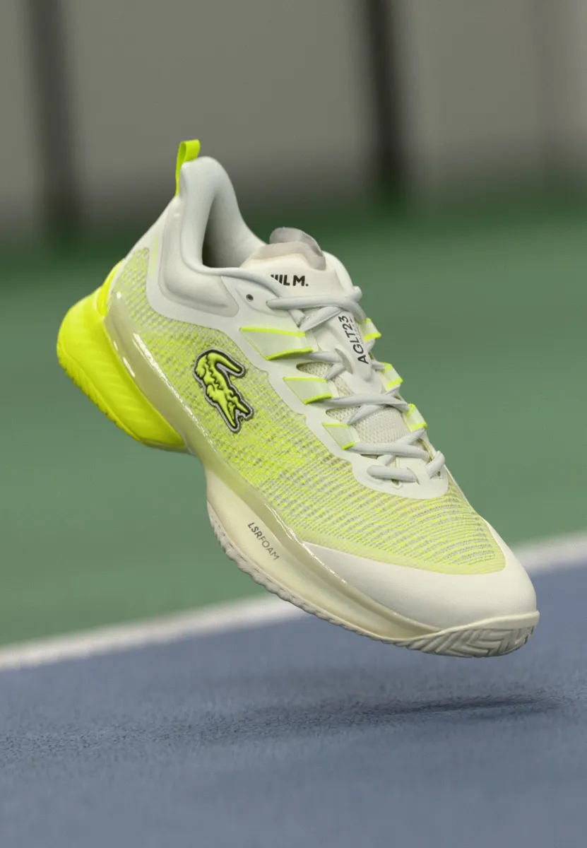 AG LT23 ULTRA - Multicourt Tennisschuh - off white/yellow