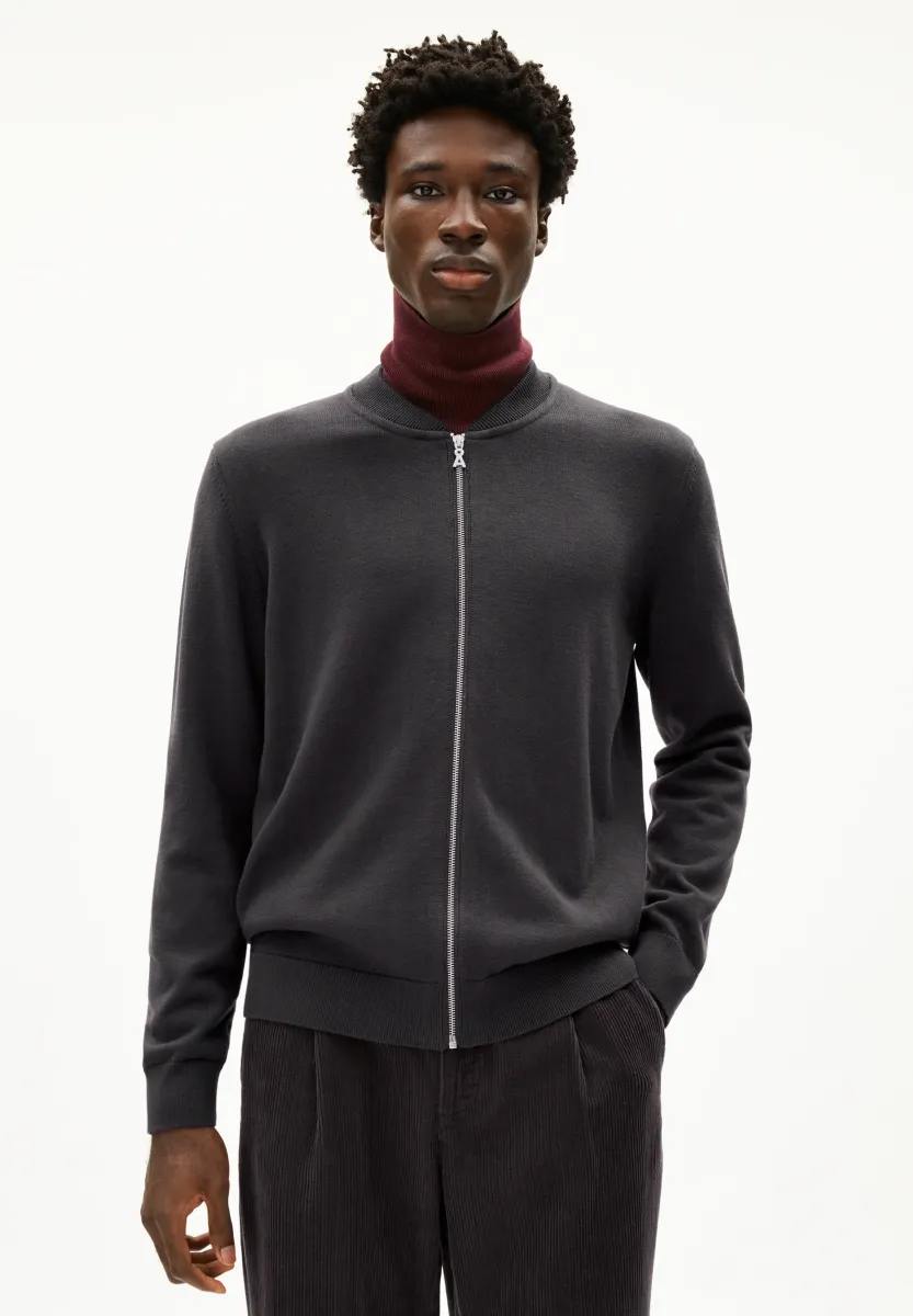 AGAAMON - Strickjacke - dark steel