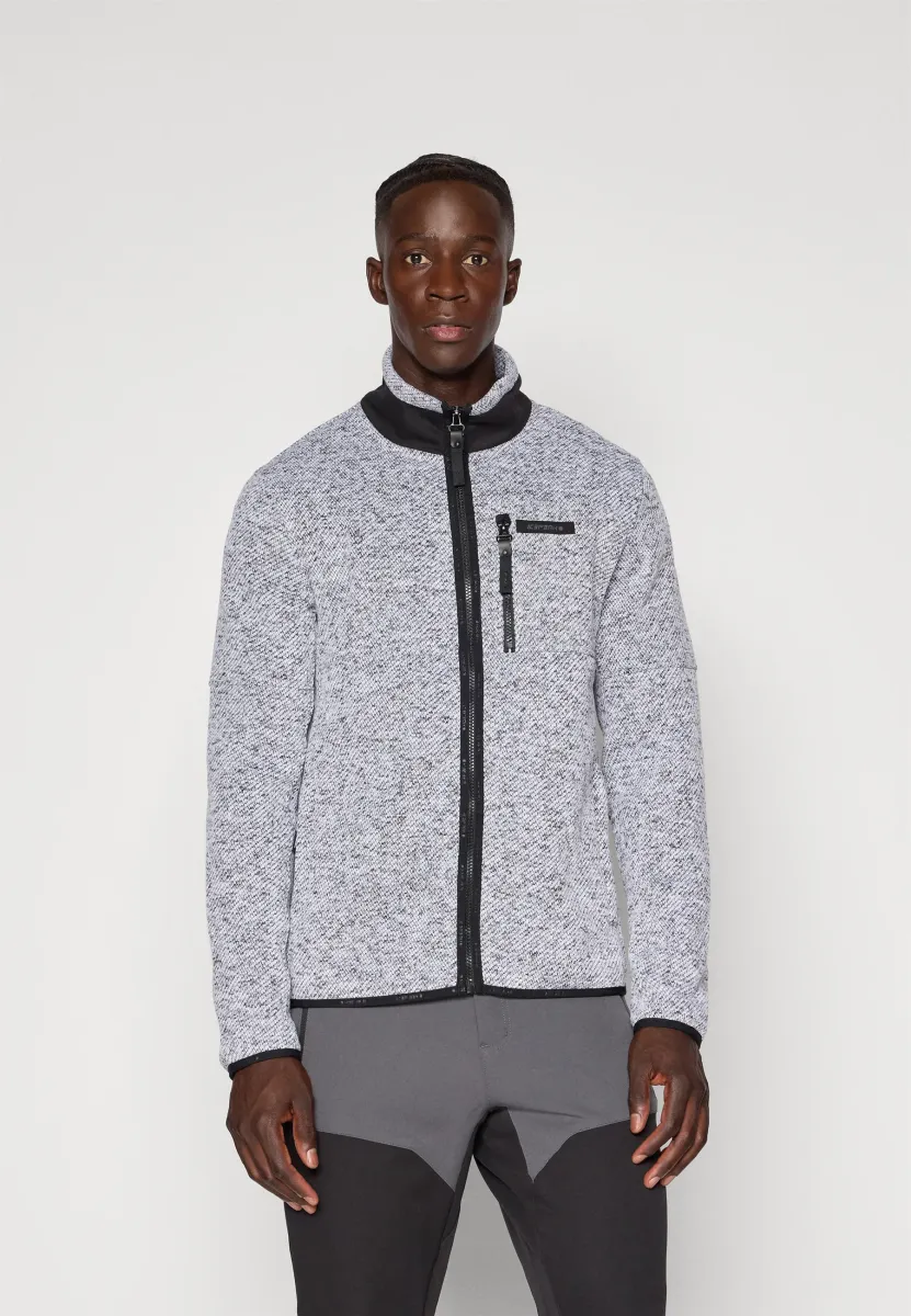 AGARAT - Fleecejacke - basic black