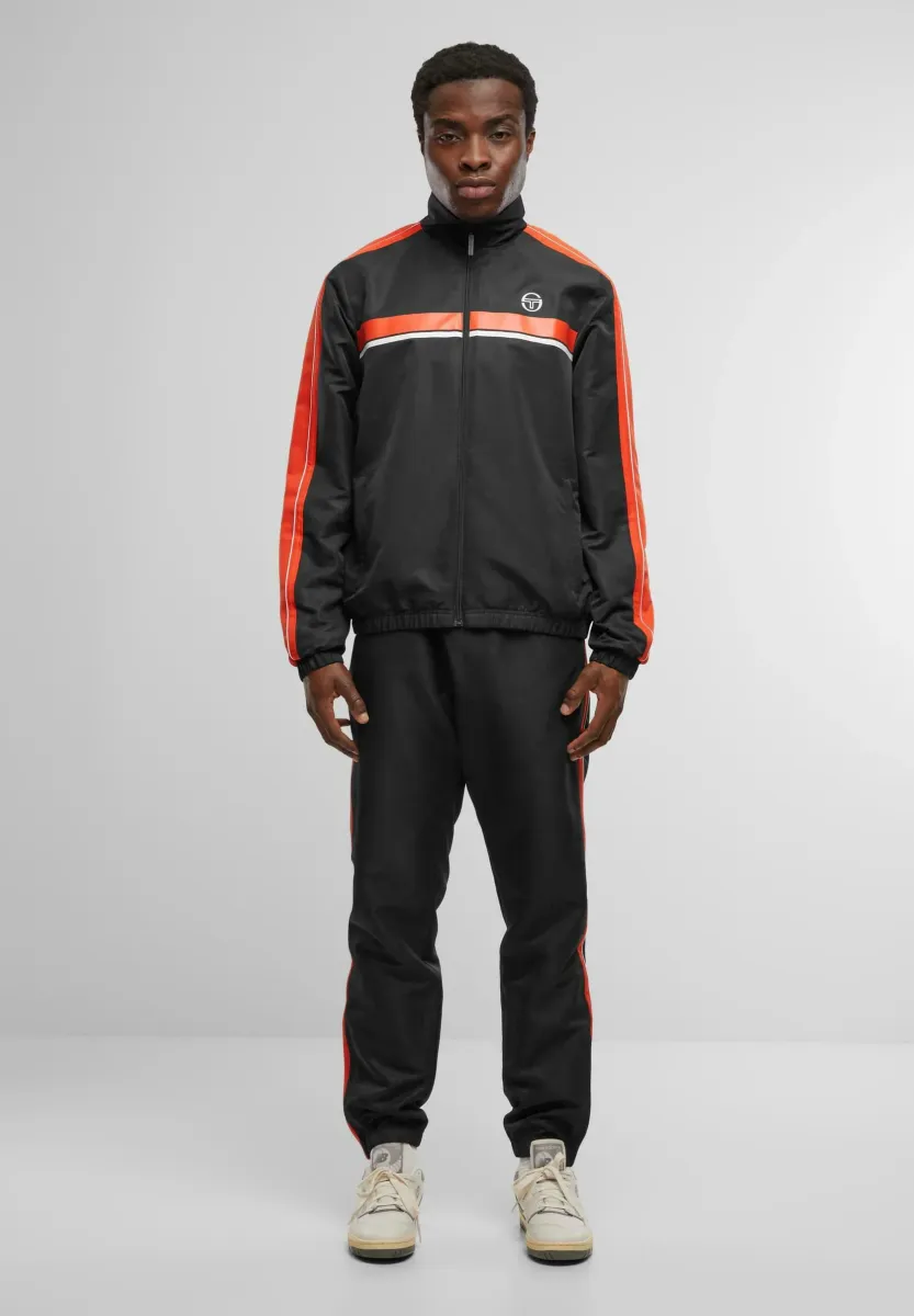 AGAVE SET - Trainingsanzug - black flash orange