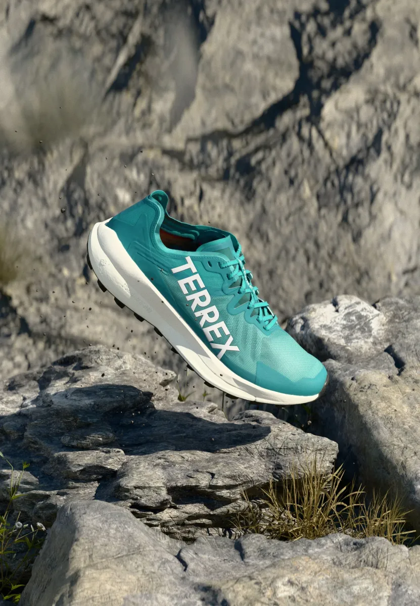 AGRAVIC SPEED - Laufschuh Trail - pure teal/grey one/core black