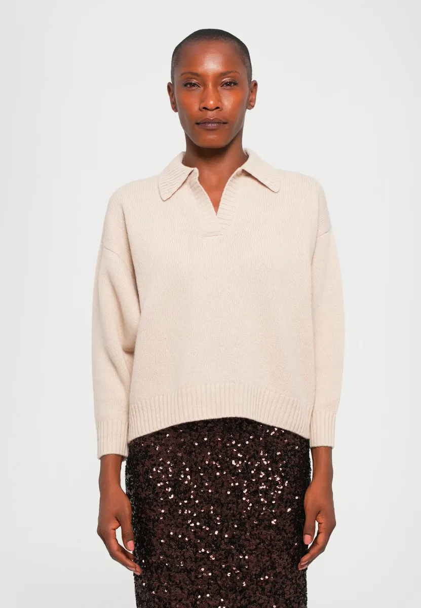 AGRE - Strickpullover - beige