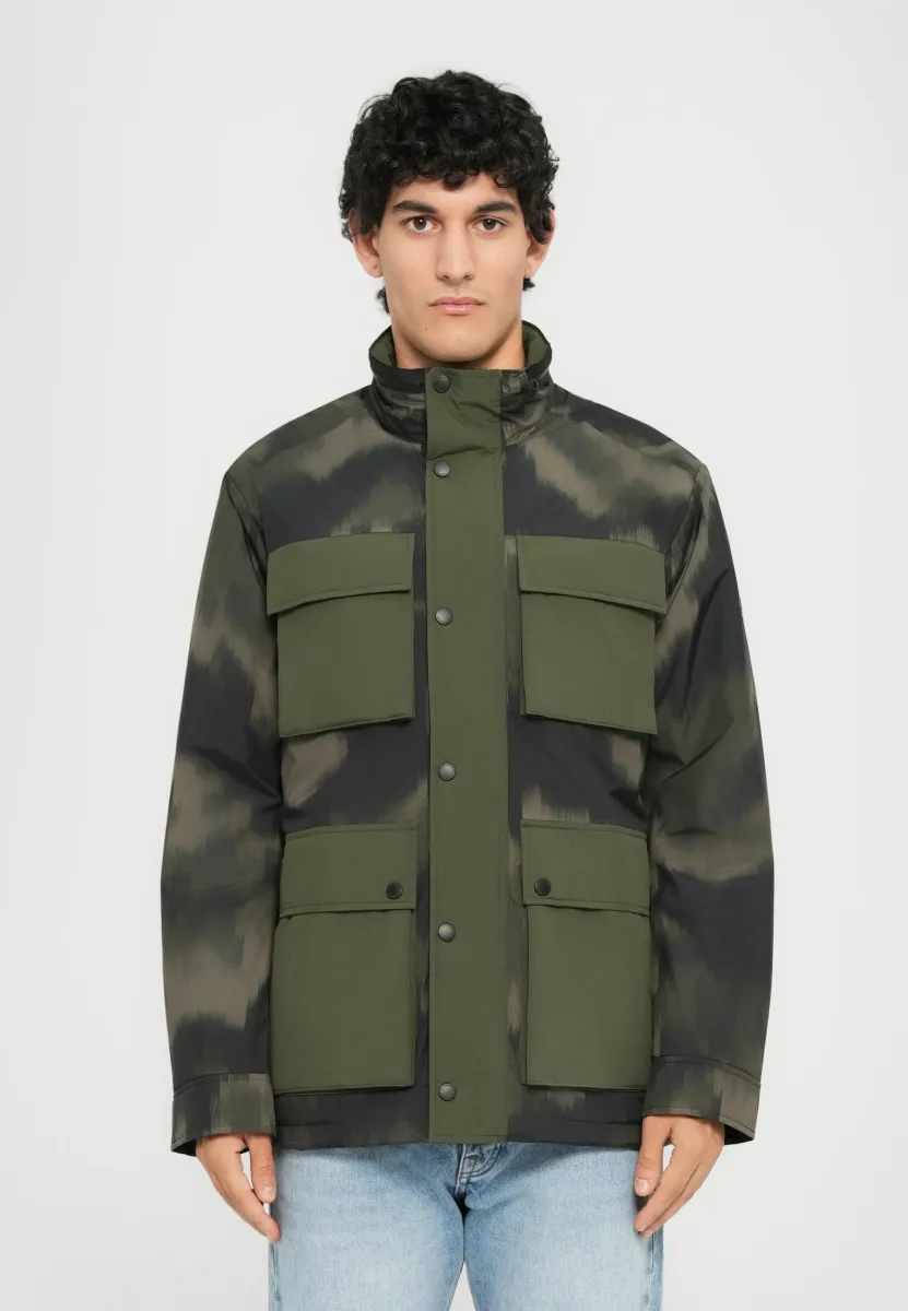 AIDEN PADDED PRINT JACKET - Übergangsjacke - warp forest