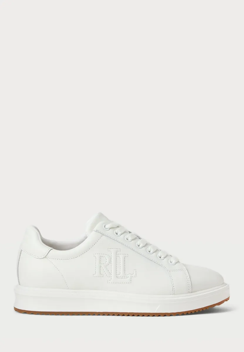AINSLEY LEATHER SNEAKER - Sneaker low - snow white