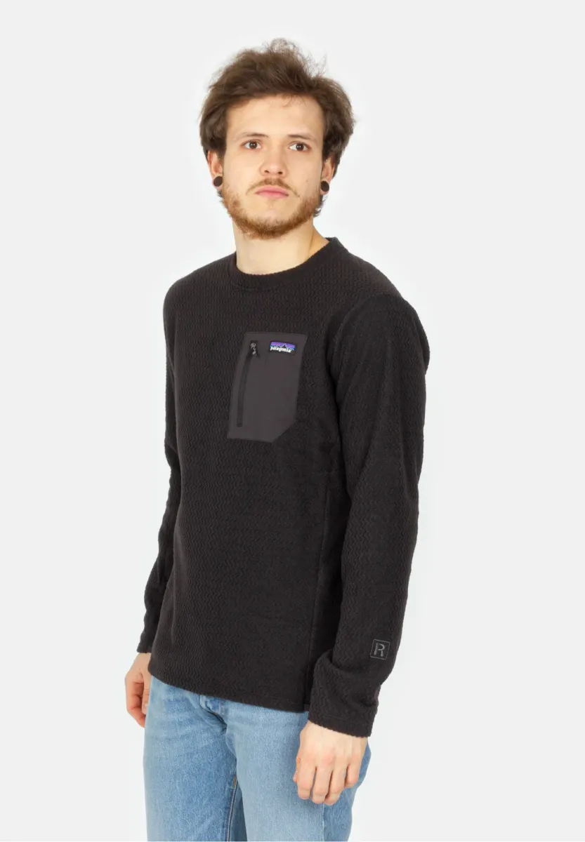 AIR CREW - Fleecepullover - black