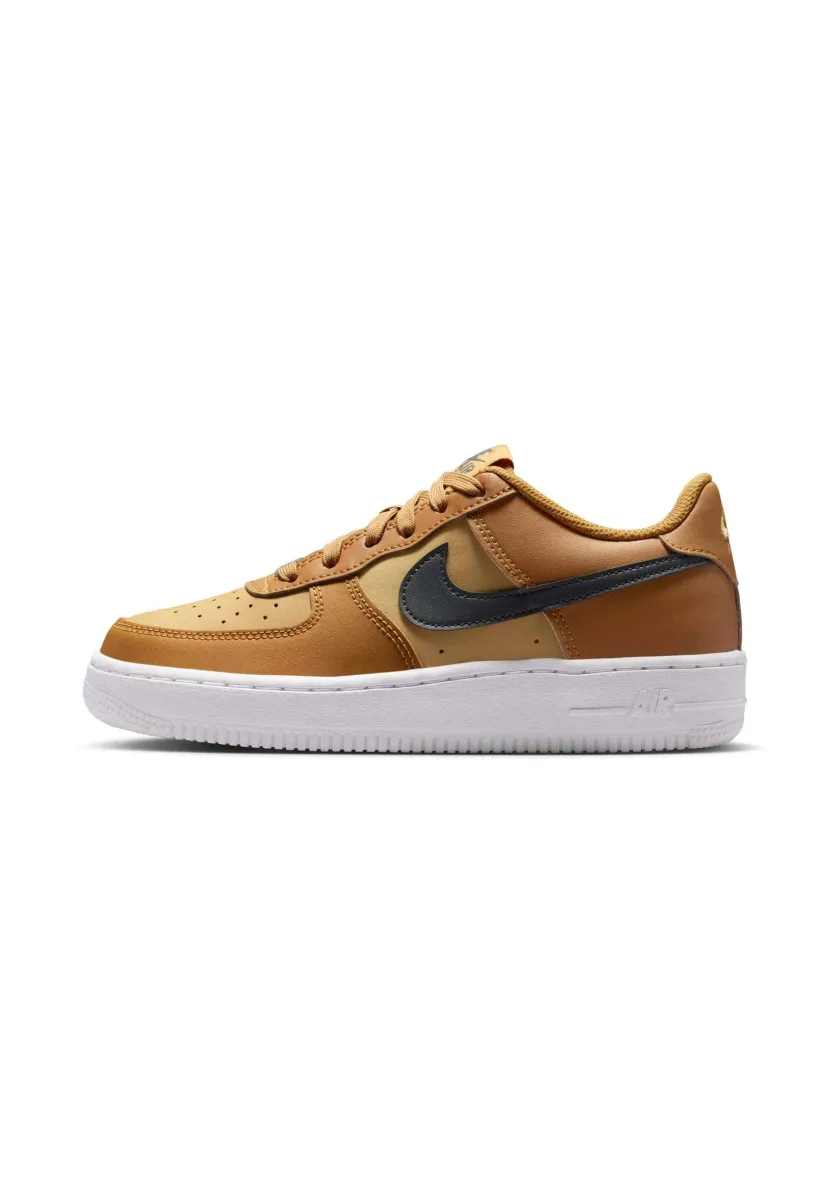 AIR FORCE 1 UNISEX - Sneaker low - wheat club/gold/white/anthracite
