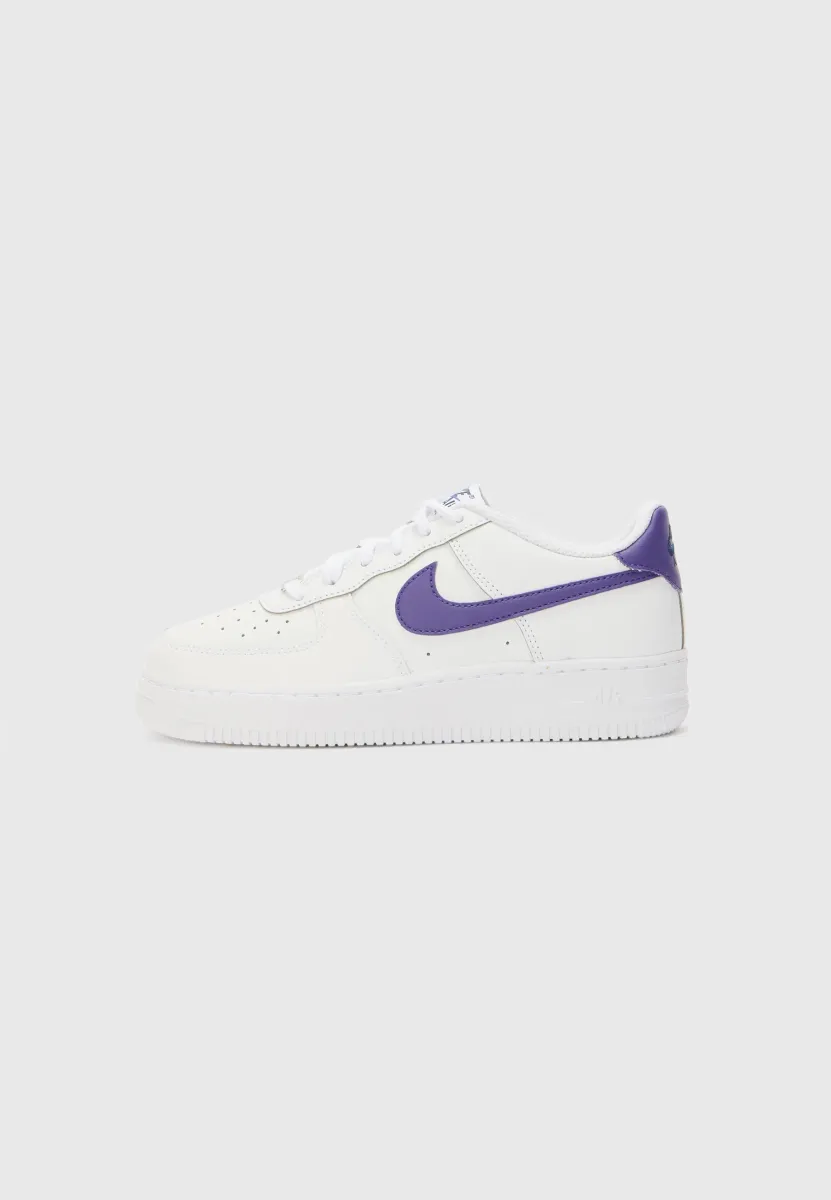 AIR FORCE 1 UNISEX - Sneaker low - white/court purple/midnight navy