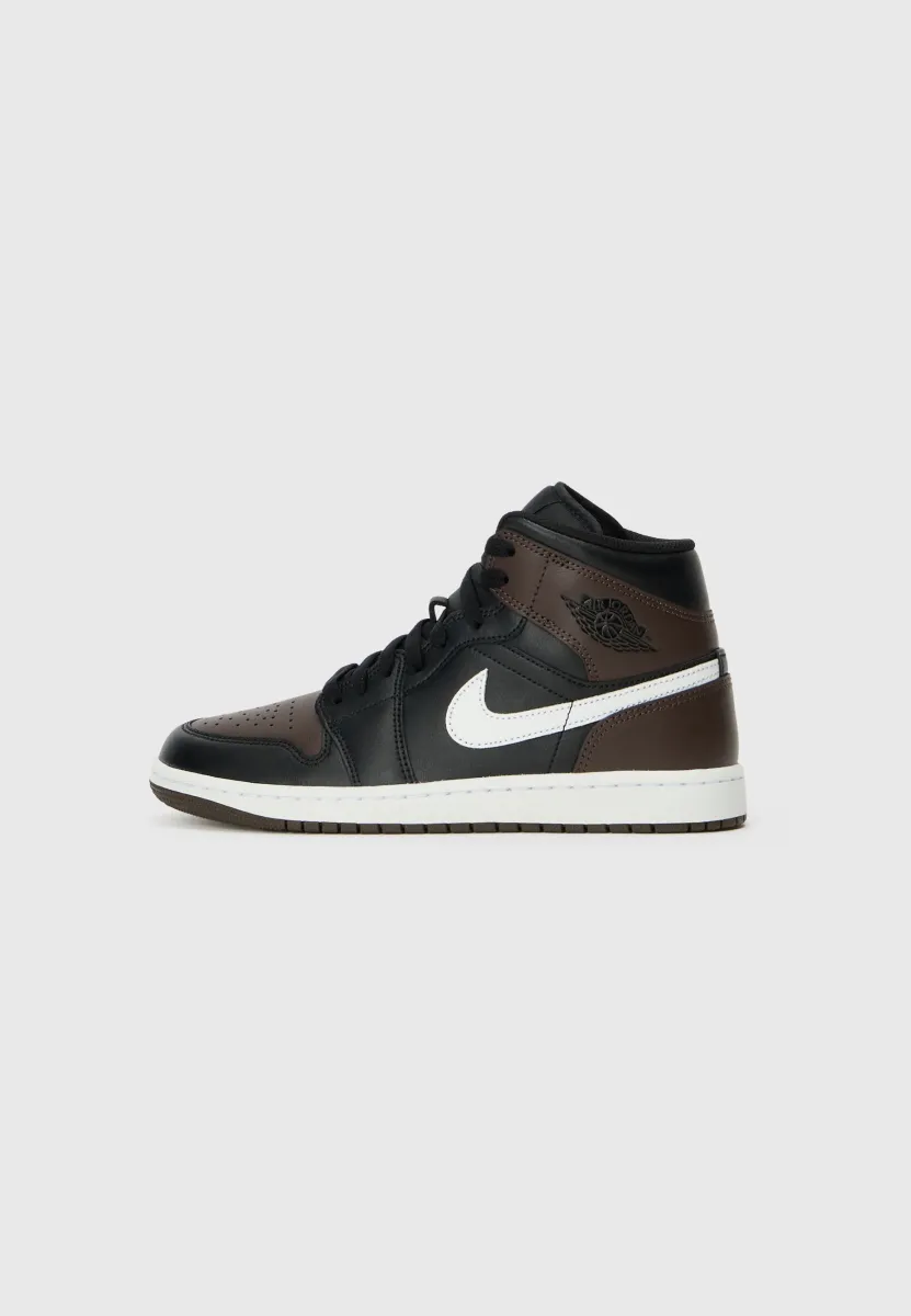 AIR JORDAN 1 MID EMEA - Sneaker high - baroque brown/white/black