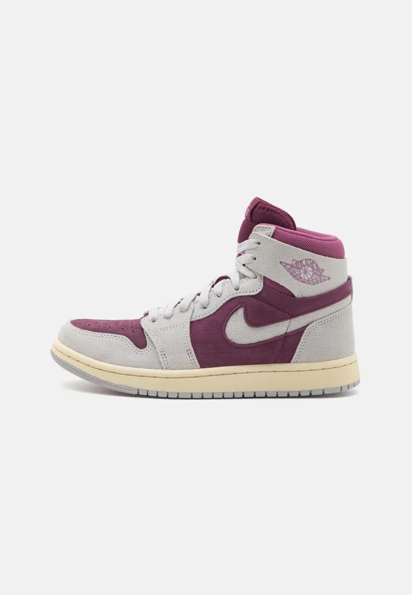 AIR JORDAN 1 ZOOM CMFT - Sneaker high - bordeaux/neutral grey/light bordeaux/muslin