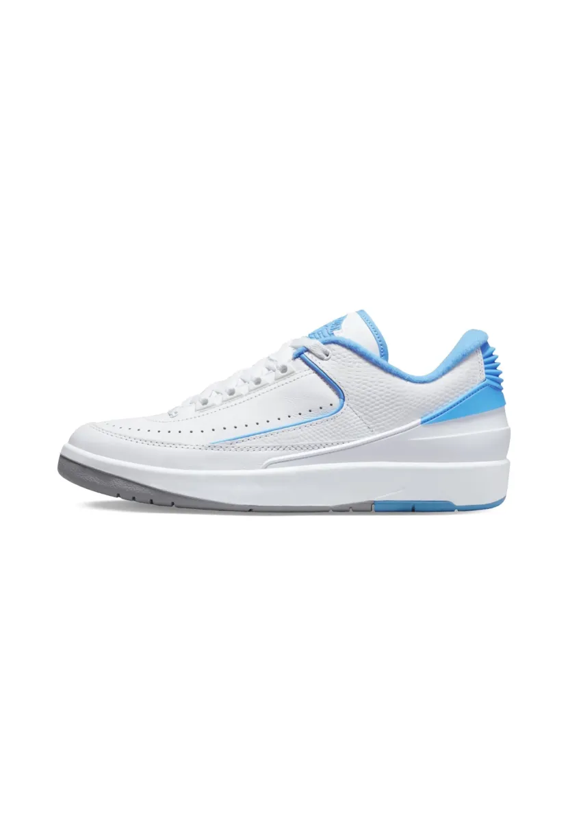 AIR JORDAN 2 RETRO LOW - Sneaker low - white middle blue middle gray