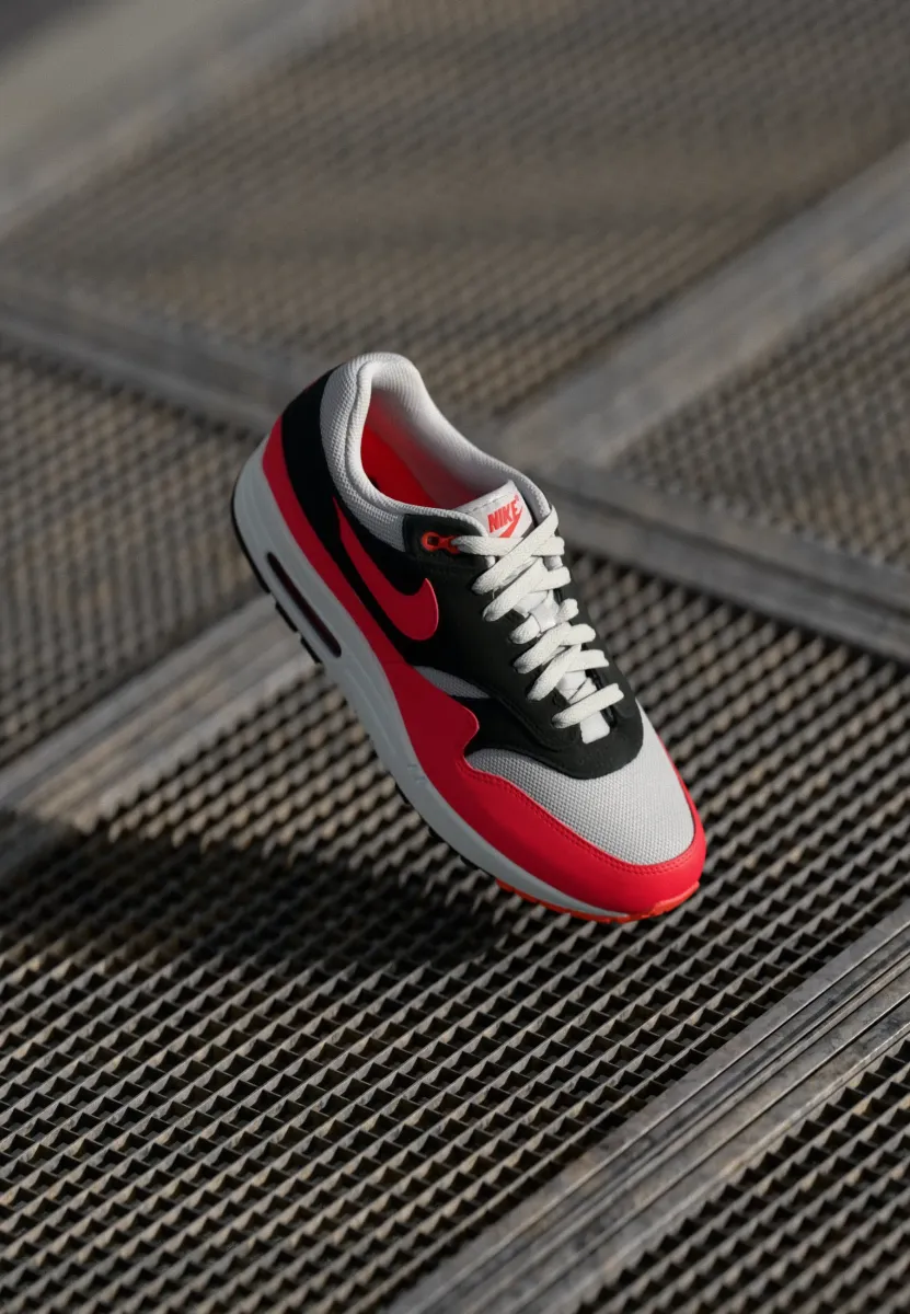 AIR MAX 1 - Sneaker low - vast grey/light crimson/black