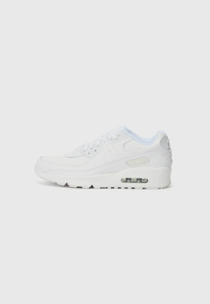 AIR MAX 90 UNISEX - Sneaker low - white/white/silver-coloured/white