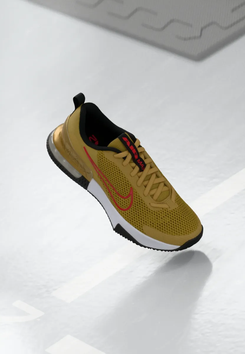 AIR MAX ALPHA 6 - Trainingsschuh - flat gold-coloured/university red/metallic gold-coloured/black