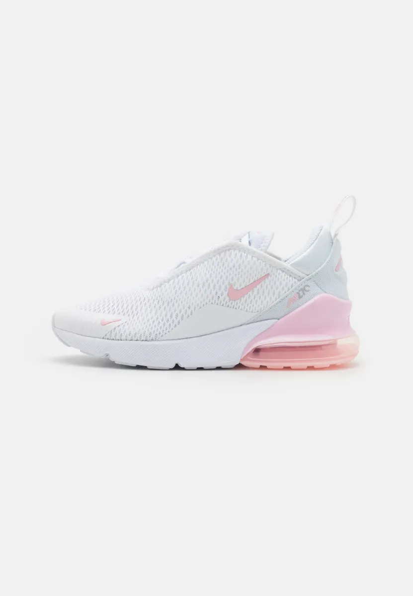 AIR MAX 270 UNISEX - Sneaker low - white/pink foam/light smoke grey