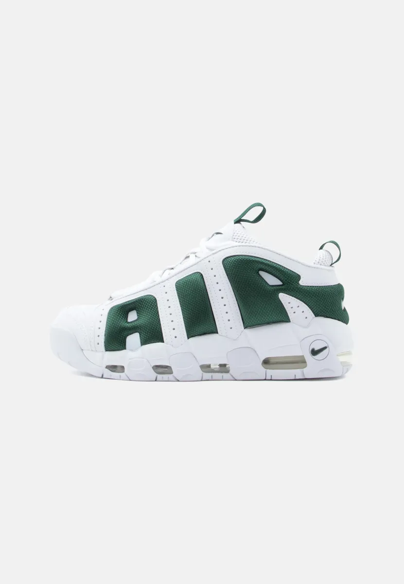 AIR MORE UPTEMPO LOW - Sneaker low - white/fir