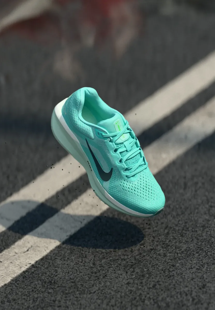 AIR WINFLO 11 - Laufschuh Straße - bleached turquoise/seaweed/barely green/mint foam/cannon/green strike