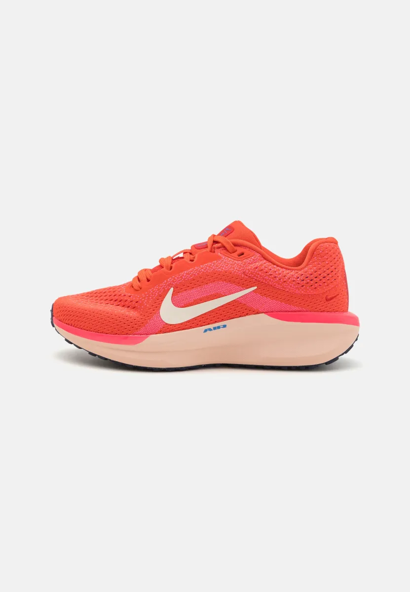 AIR WINFLO 11 - Laufschuh Straße - picante red/pale ivory/hyper pink/racer blue/washed coral/red