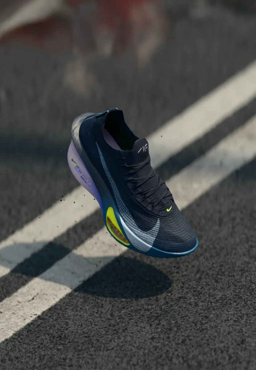 AIR ZOOM ALPHAFLY NEXT% 3 - Laufschuh Straße - obsidian/white/doll/persian violet/denim turquoise/volt