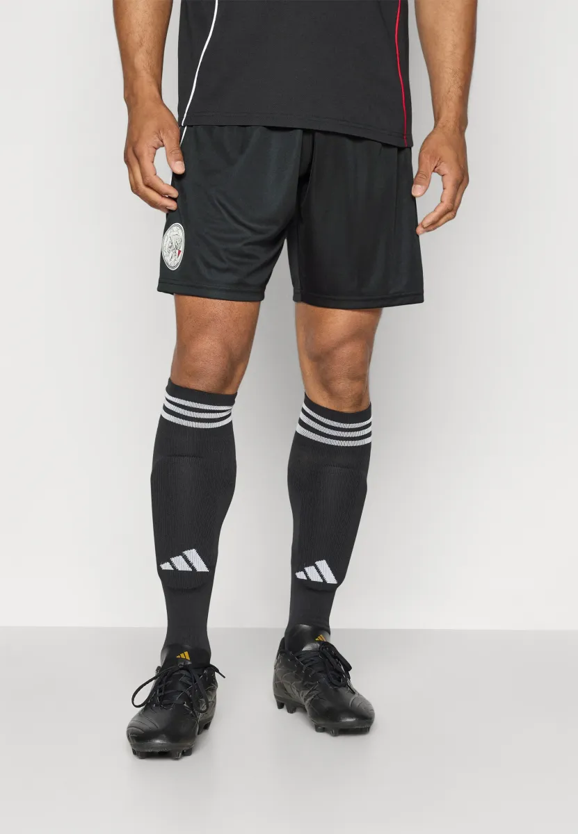 AJAX AMSTERDAM 25/26 COMPETITION TRAINING SHORTS - Vereinsmannschaften - black/white/bold red