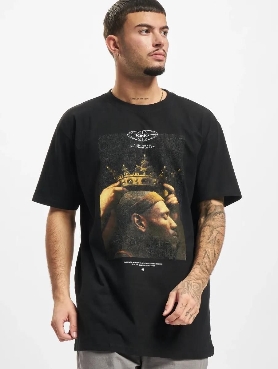 AKRON  - T-Shirt print - black