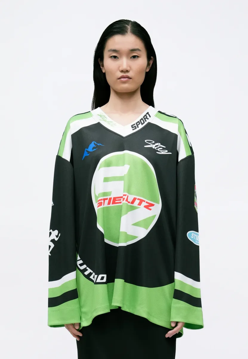 ALANDO WIDE SKATE LONGSLEEVE - Langarmshirt - black