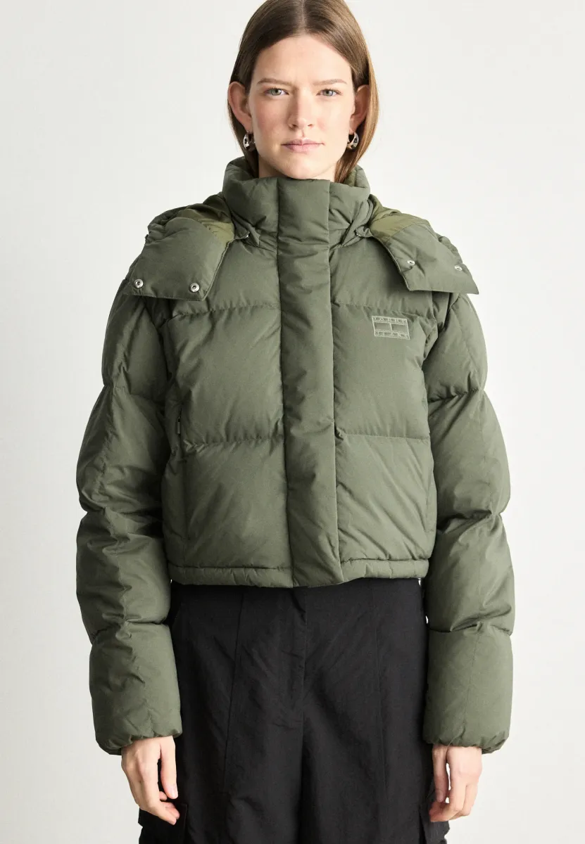 ALASKA GRID - Daunenjacke - pewter green