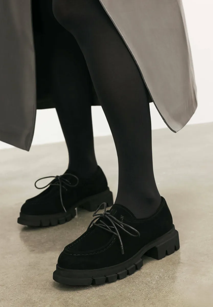 ALAYNA - Schnürer - black