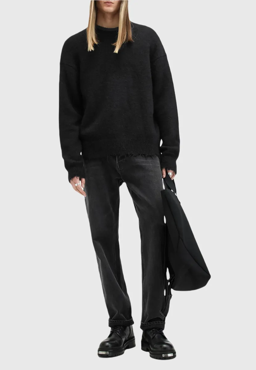 ALBANS UNISEX - Strickpullover - black