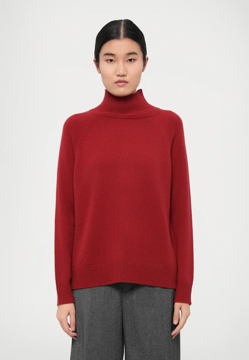 ALCALI - Strickpullover - rosso bacca