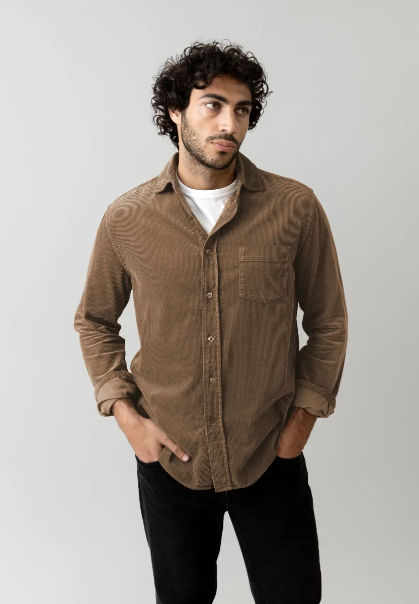ALDEN - Hemd - brown latte