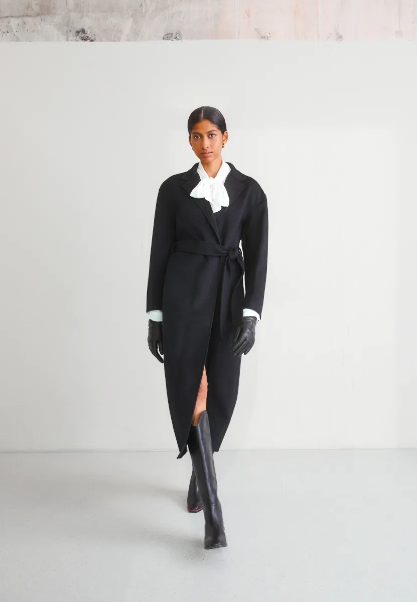 ALEXA COAT - Klassischer Mantel - black