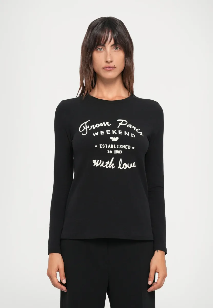 ALIAS - Langarmshirt - nero