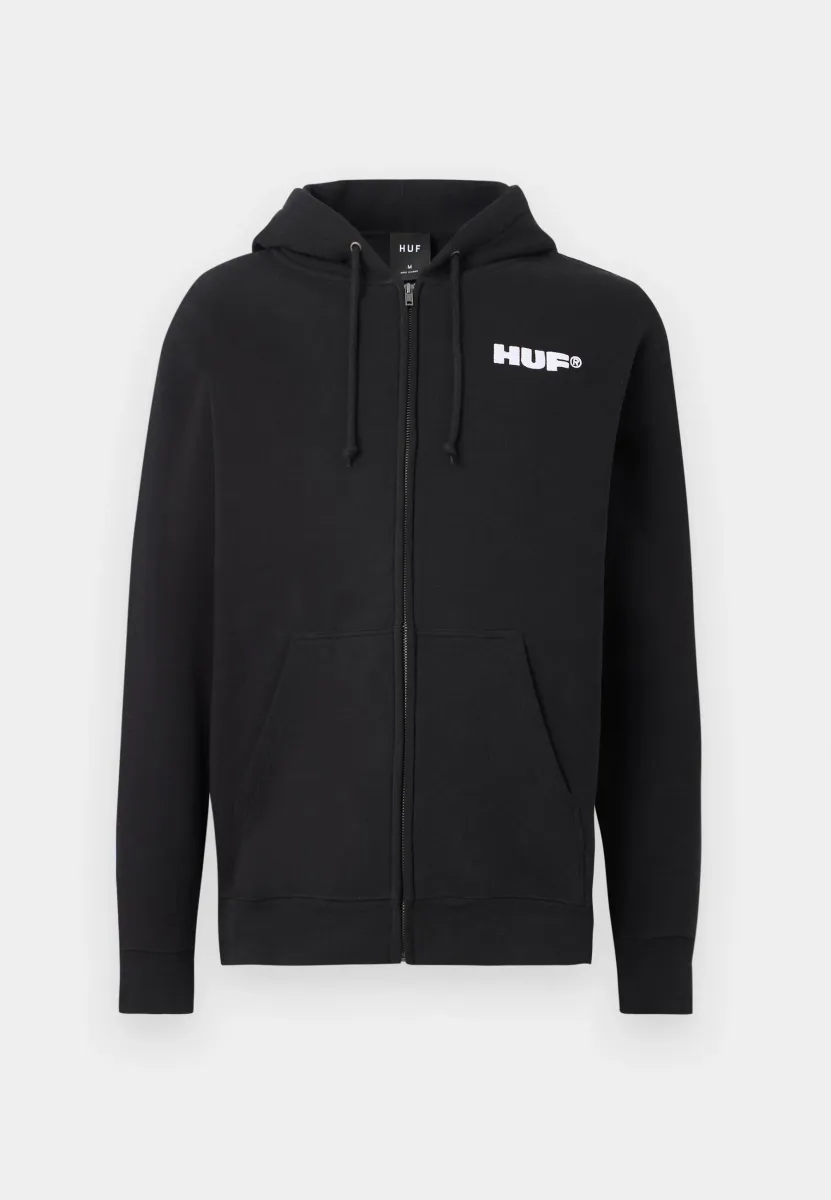 ALL CAPS HOODIE UNISEX - Sweatjacke - black