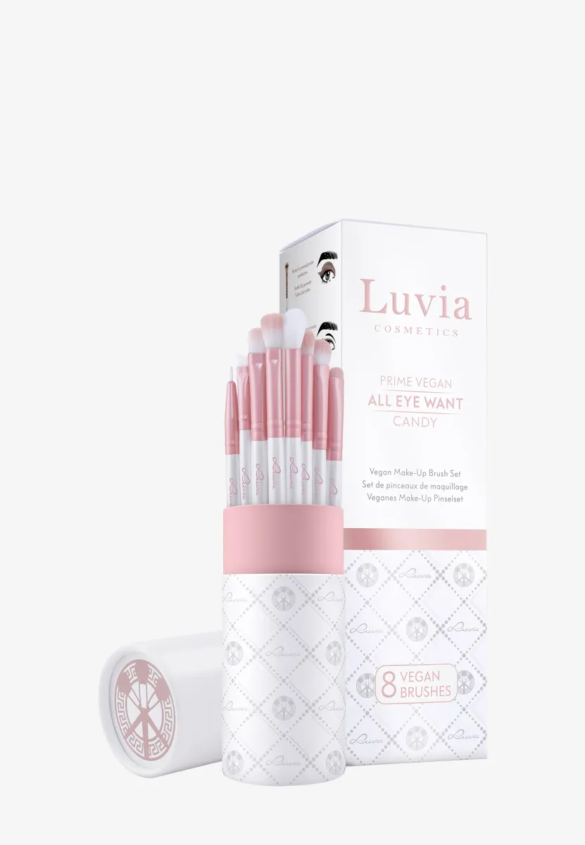 ALL EYE WANT - Pinsel-Set - pearl white/candy pink